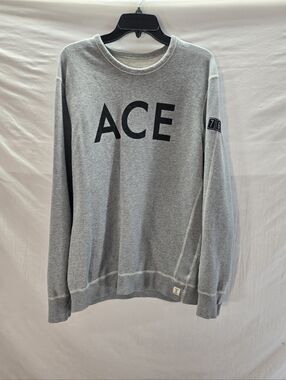 Reigning Champ x Ace Hotel Men's XL Gray Crew Sweatshirt